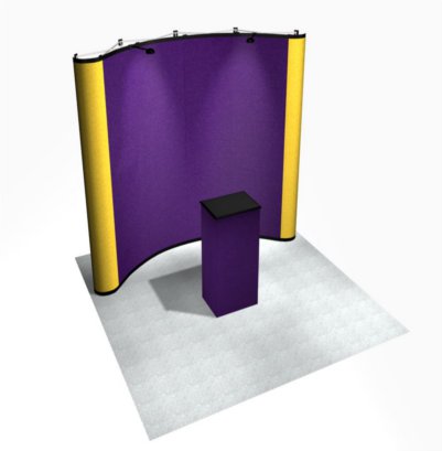 10' Pop Up Trade Show Display Exhibits