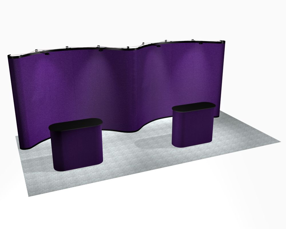 20' Pop Up Trade Show Display Exhibits