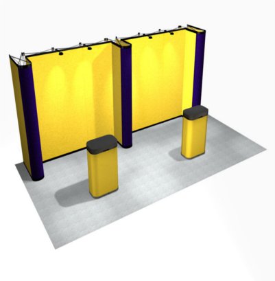 20' Pop Up Trade Show Display Exhibits