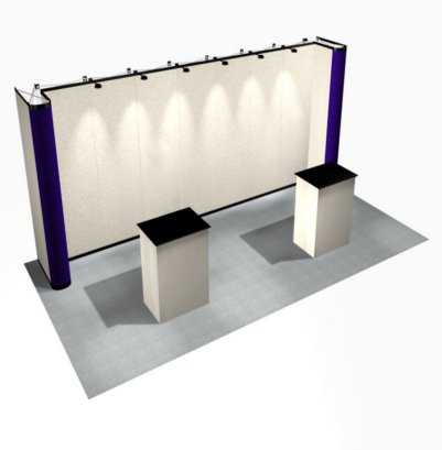 20' Pop Up Trade Show Display Exhibits