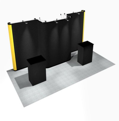 20' Pop Up Trade Show Display Exhibits
